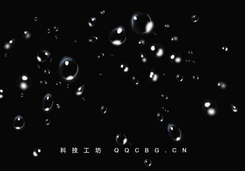 4+透明水滴形态PNG格式高清贴图免抠图素材