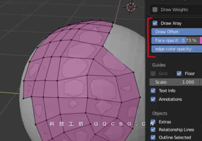 模型顶部网格绘制 Draw Xray v4.2.2