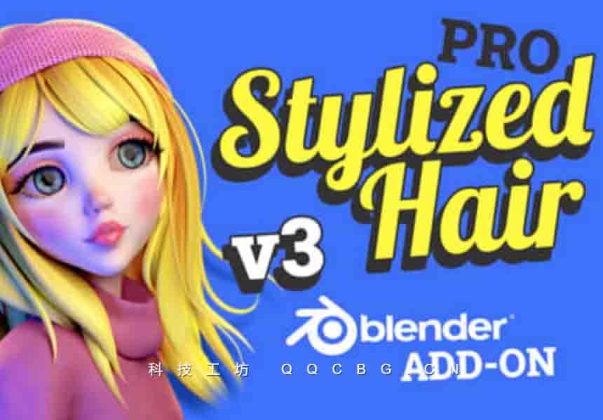 卡通头发制作工具 Stylized Hair PRO V3.26