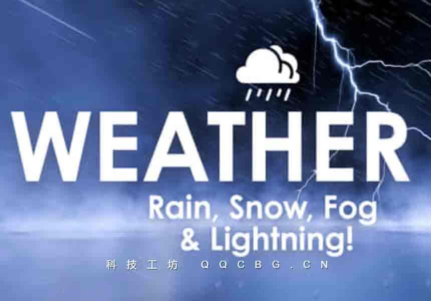 狂风暴雨打雷闪电大雾雨雪天气插件 Weather It! v1.0