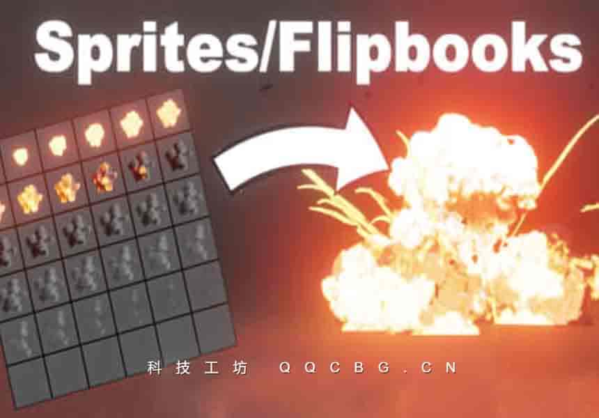 自定义粒子特效节点资产 Sprite Particles For Realtime Vfx With Geonodes v1.2.1
